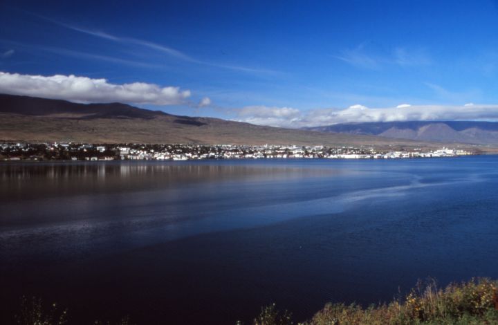 Blick auf Akureyri