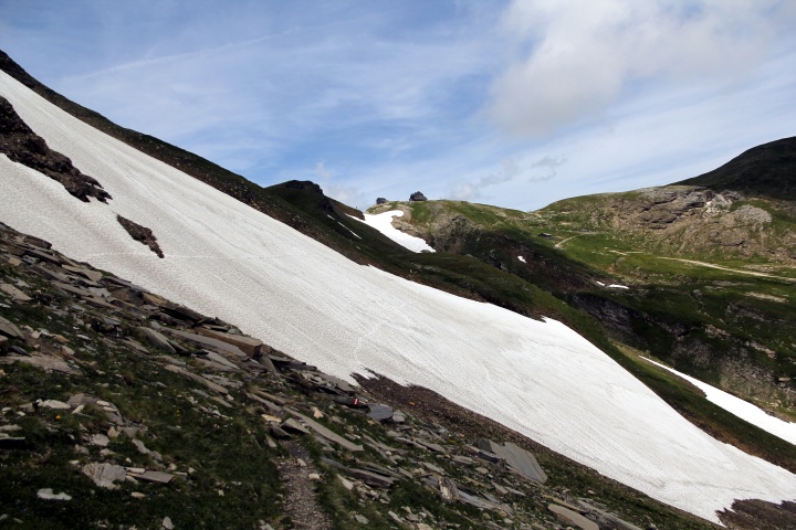 Hagener Hütte in Sicht