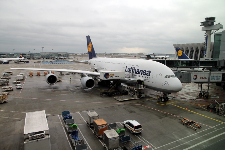 A380 in FRA