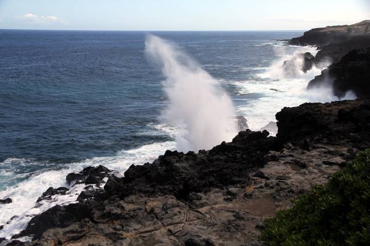 Blowholes an der Westküste