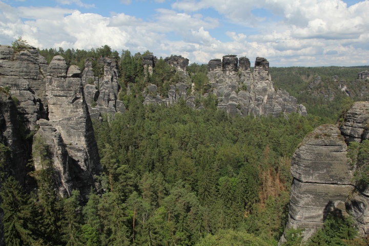 Aussicht auf der Bastei